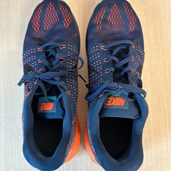 Nike LunarGlide 7 Blue Orange Running Shoes Athletic Sneakers Men's Size 11.5 - Picture 2 of 4